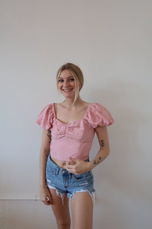 Chloe Top- Pink
