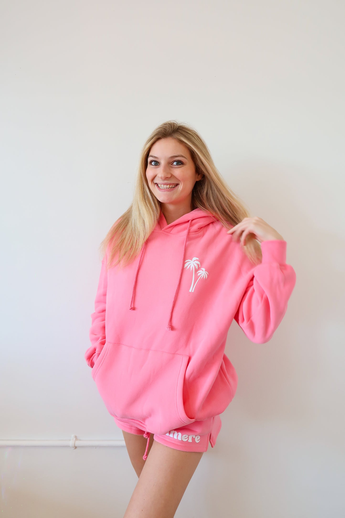 Chimere Comfort Sweat Shorts- Hibiscus Pink