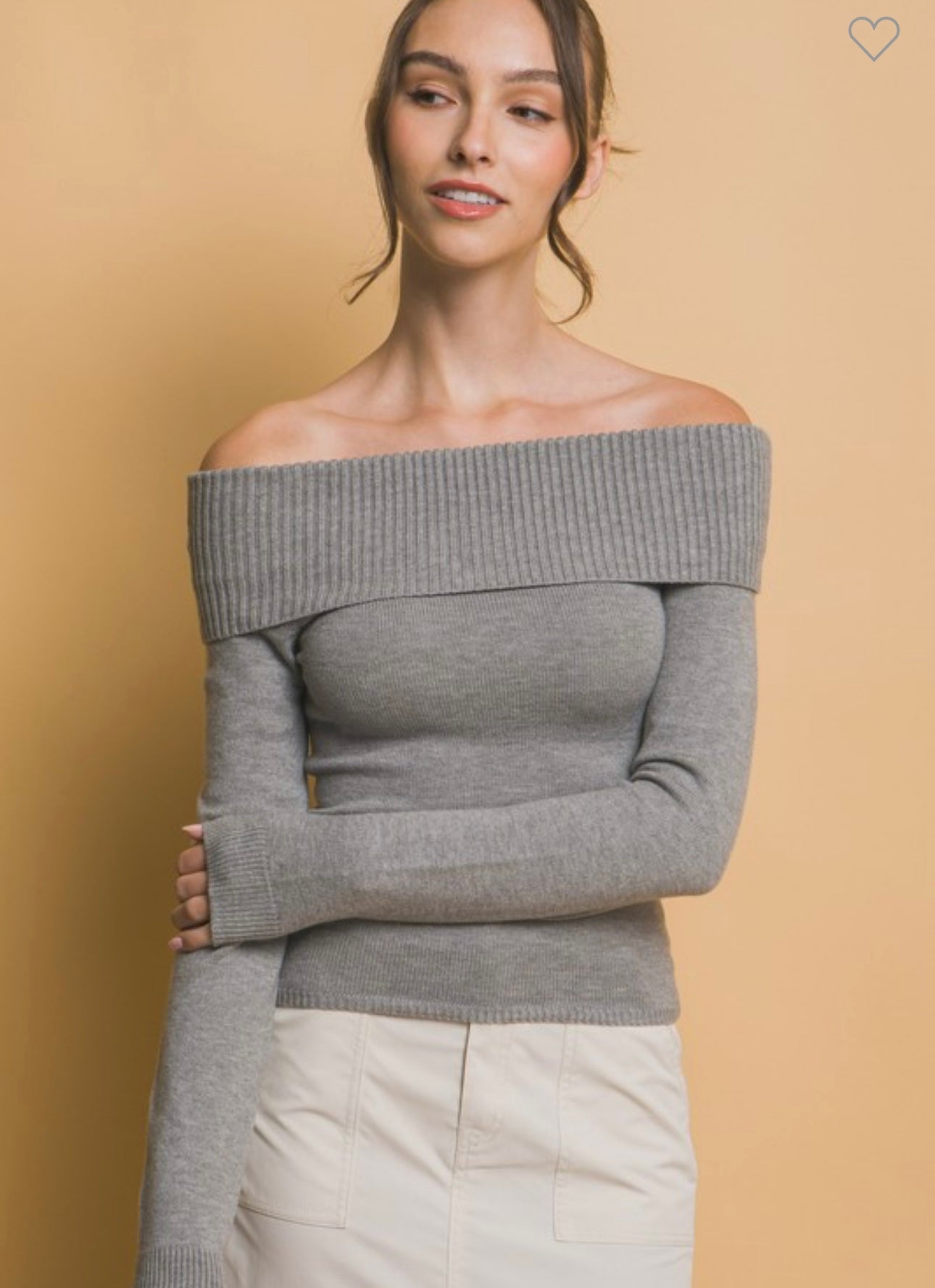 Josie Sweater- Heather Gray