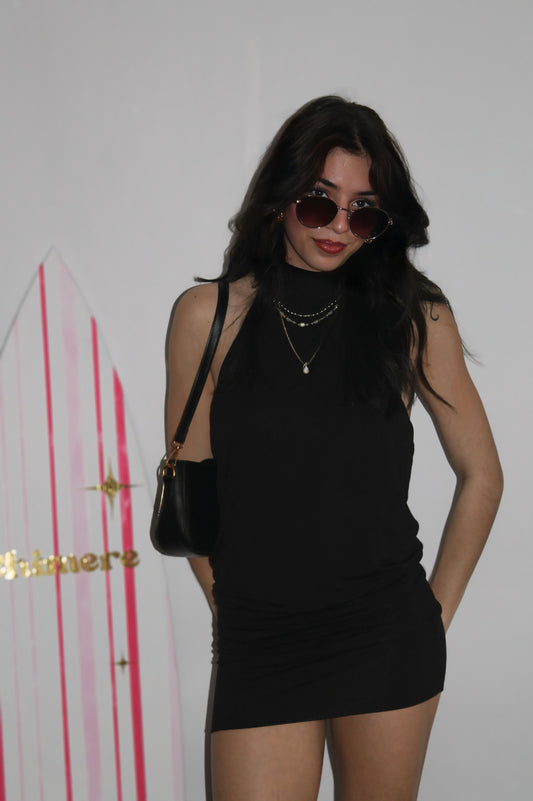 Kiss and Tell Dress- Raven