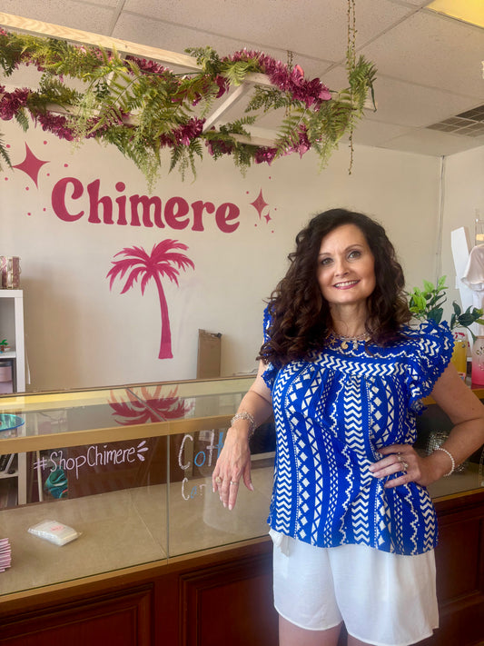 Billie Jean Top- Royal Blue