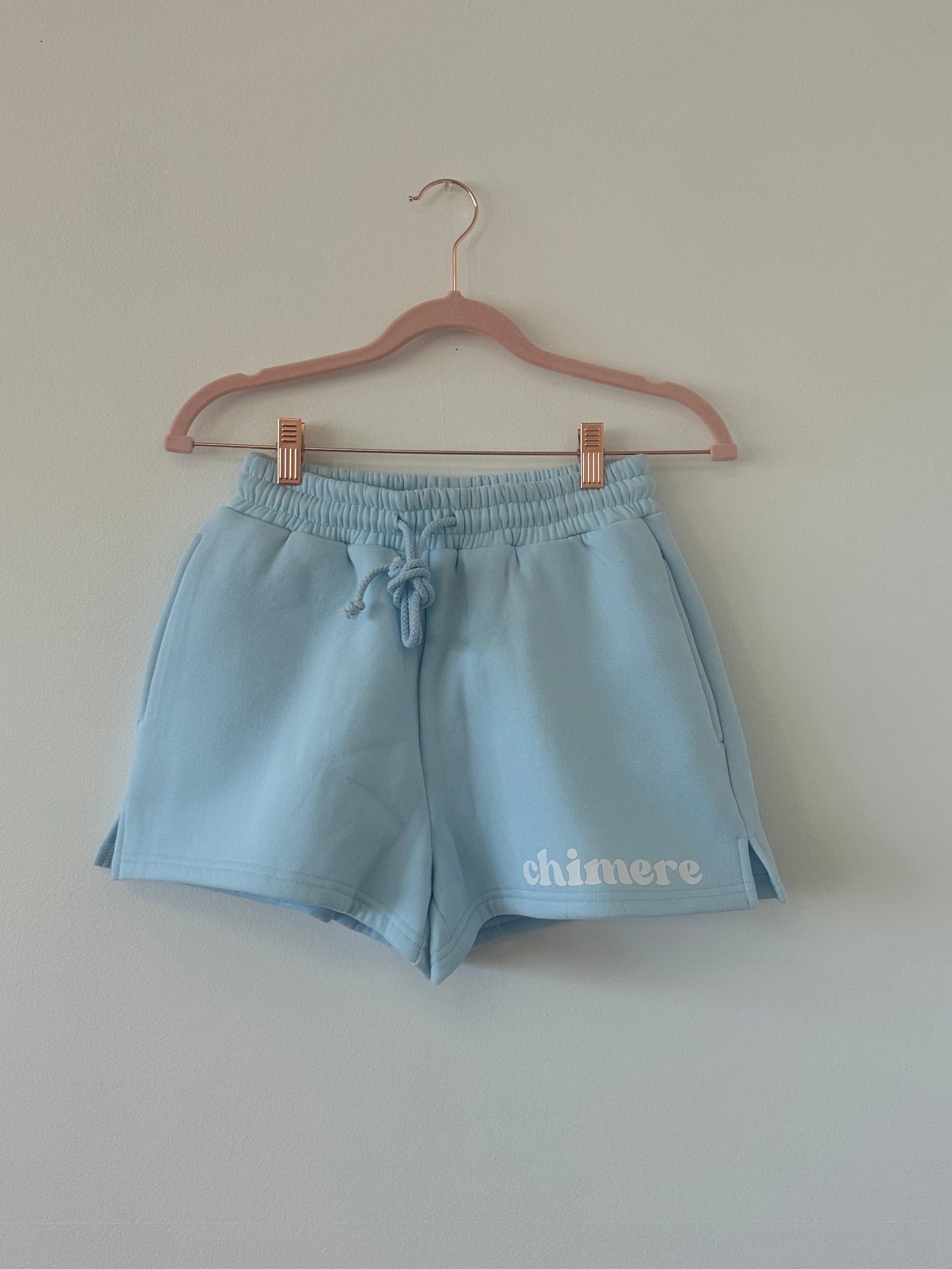 Chimere Comfort Sweat Shorts- Light Blue