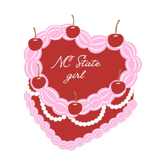 Cake College Pin- Red