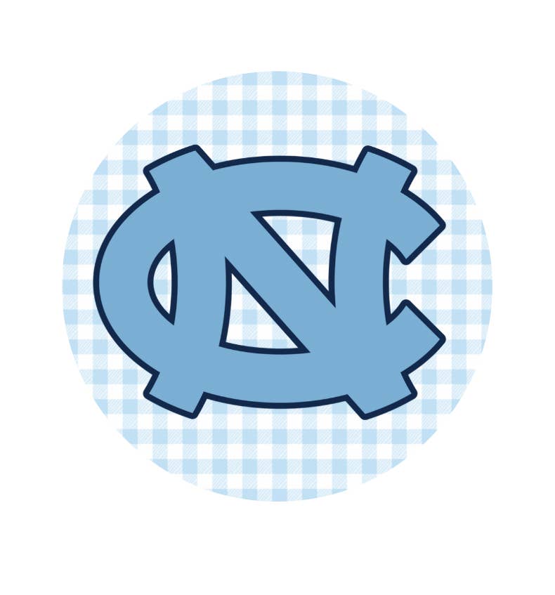 Blue Gingham Pin