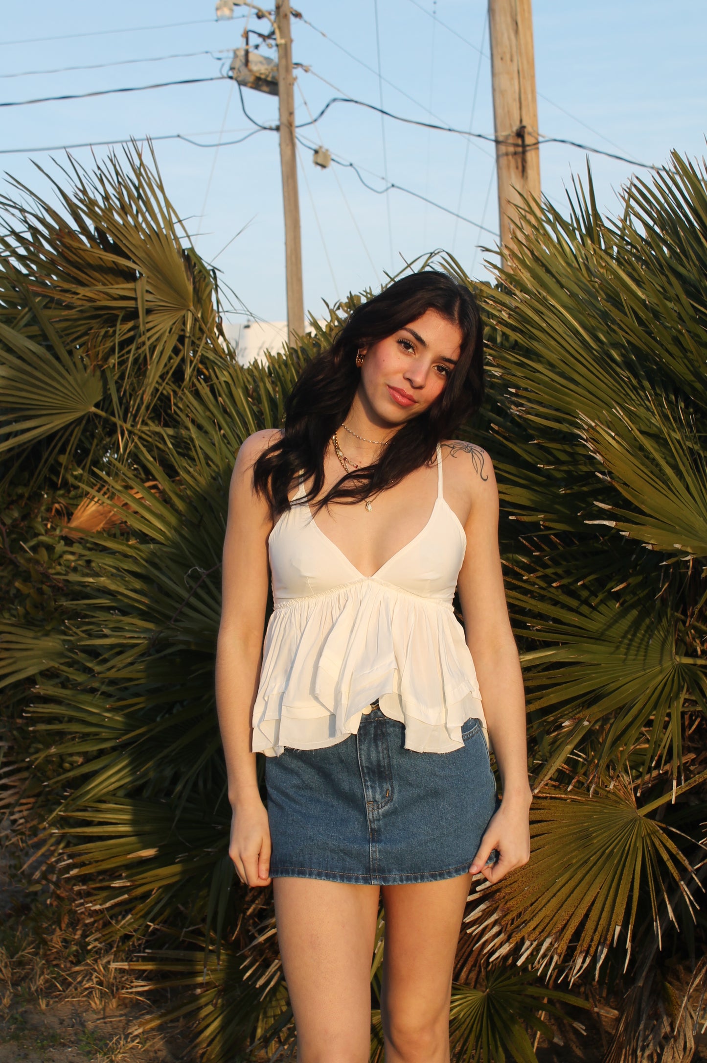 Euro Summer Babydoll Top