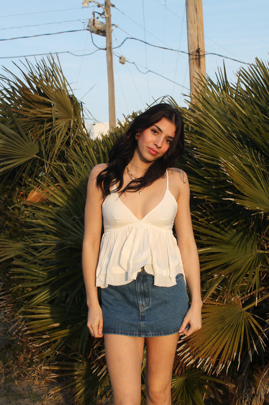 Euro Summer Babydoll Top