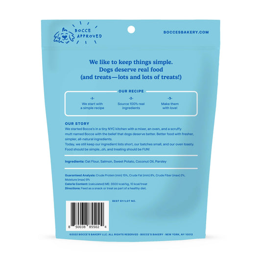 Bocce's Bakery Fish & Chips Biscuits Dog Treats 5oz