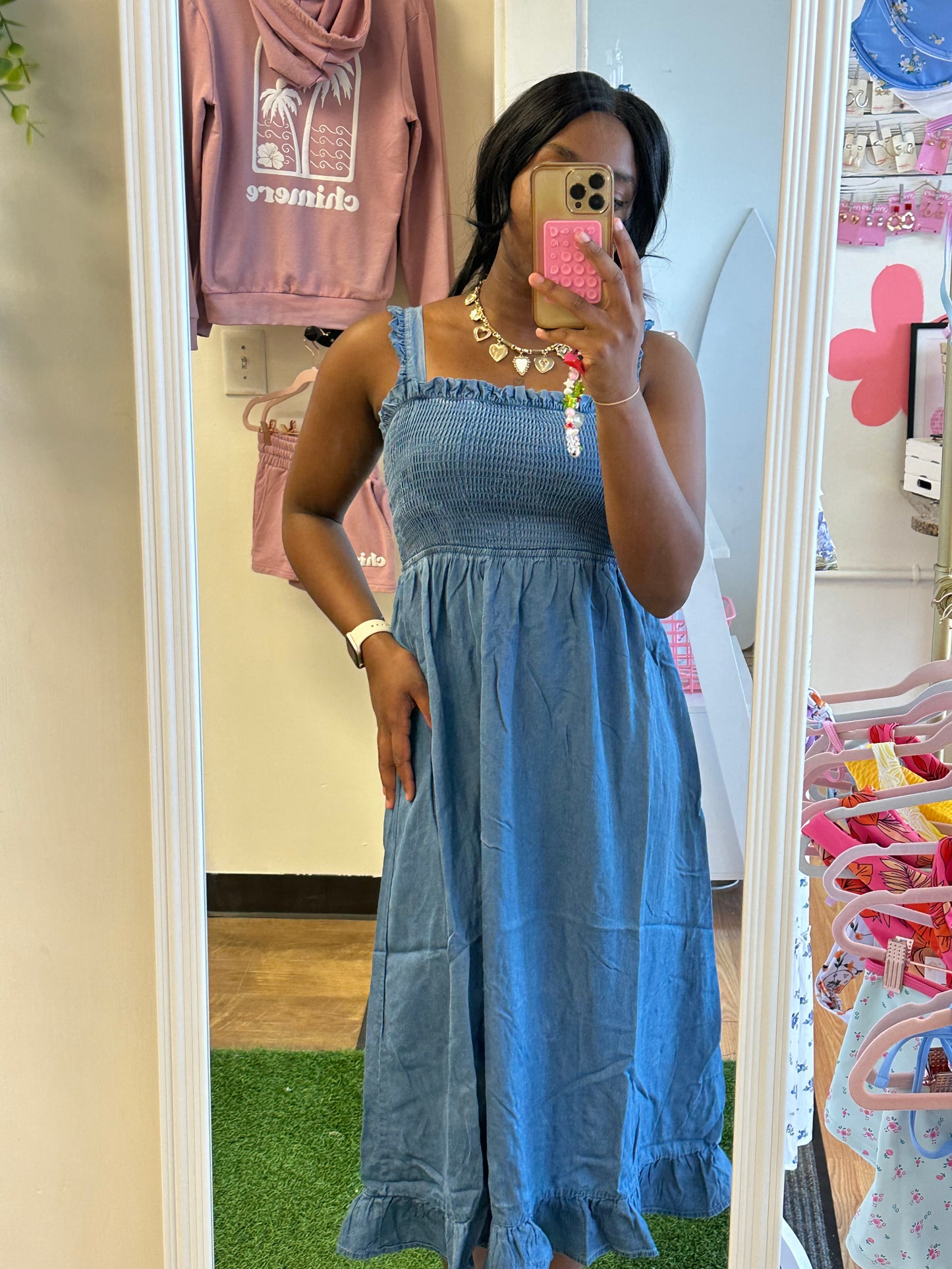 Ava Dress- Blue