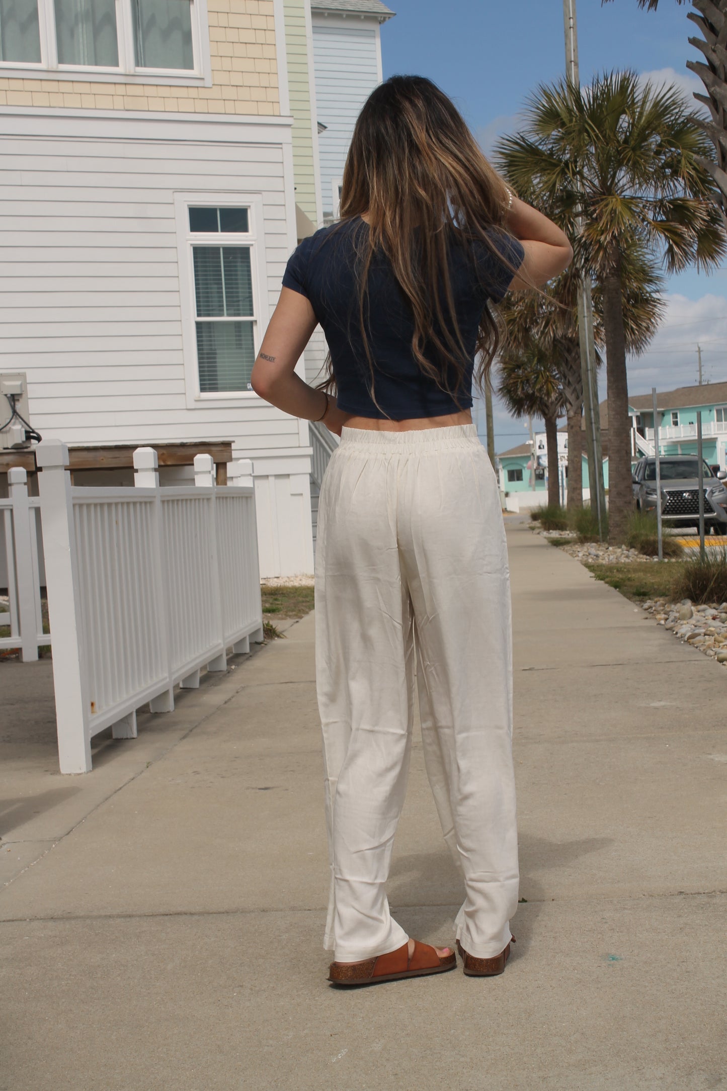 Pocket Locket Linen Pants
