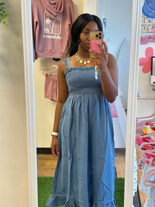 Ava Dress- Blue