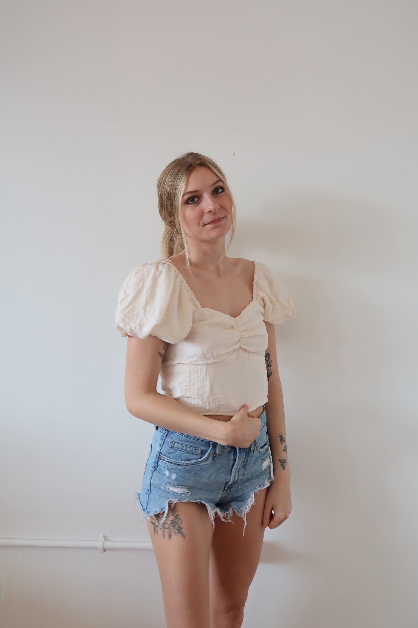 Chloe Top-  Cream