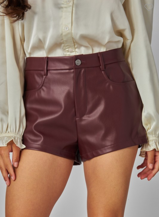 Remi Shorts- Cherry