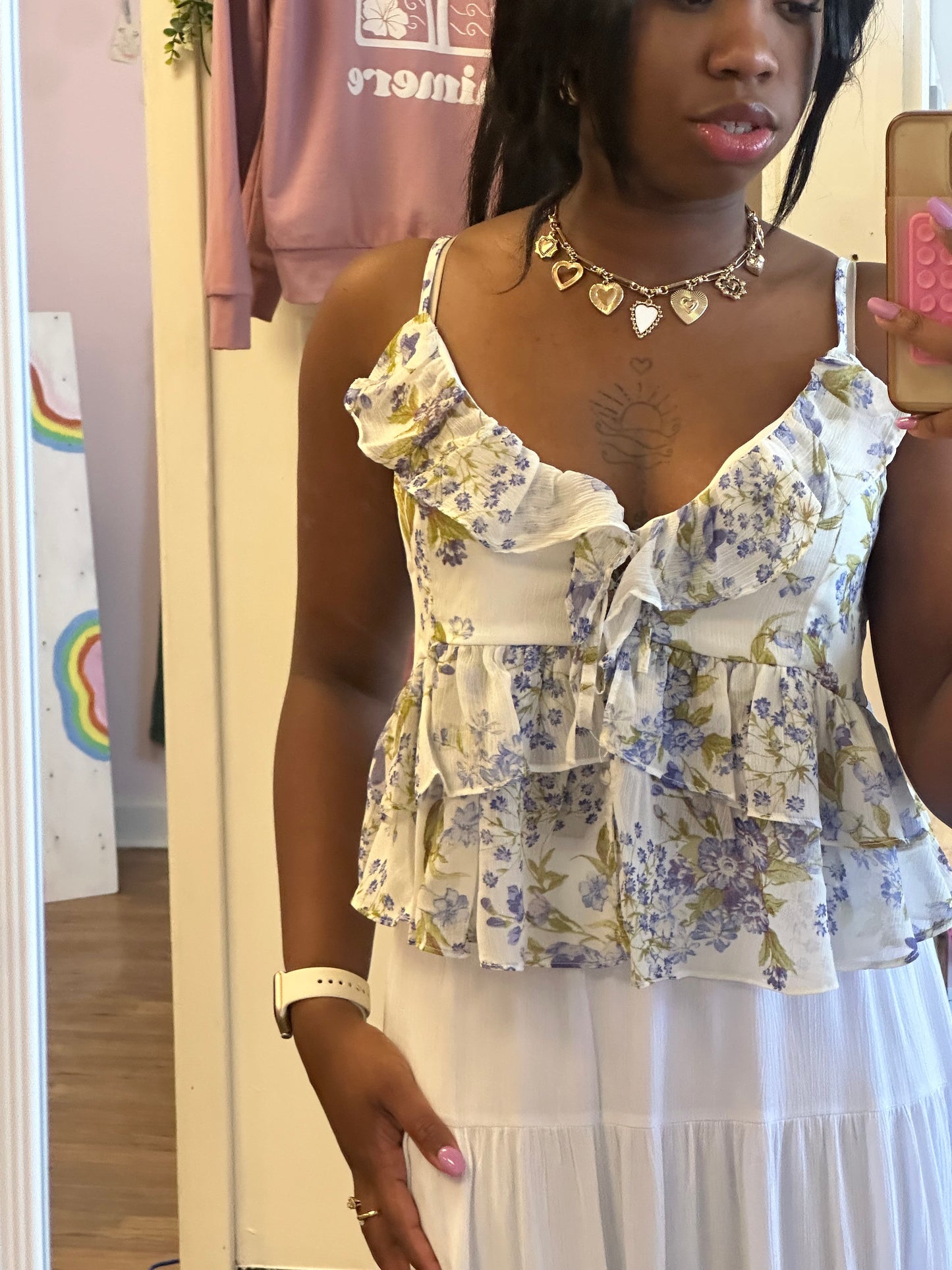Mila Top- Blue
