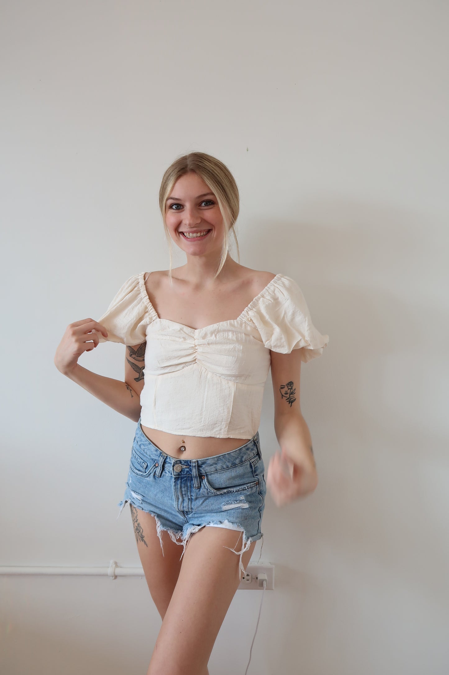 Chloe Top-  Cream