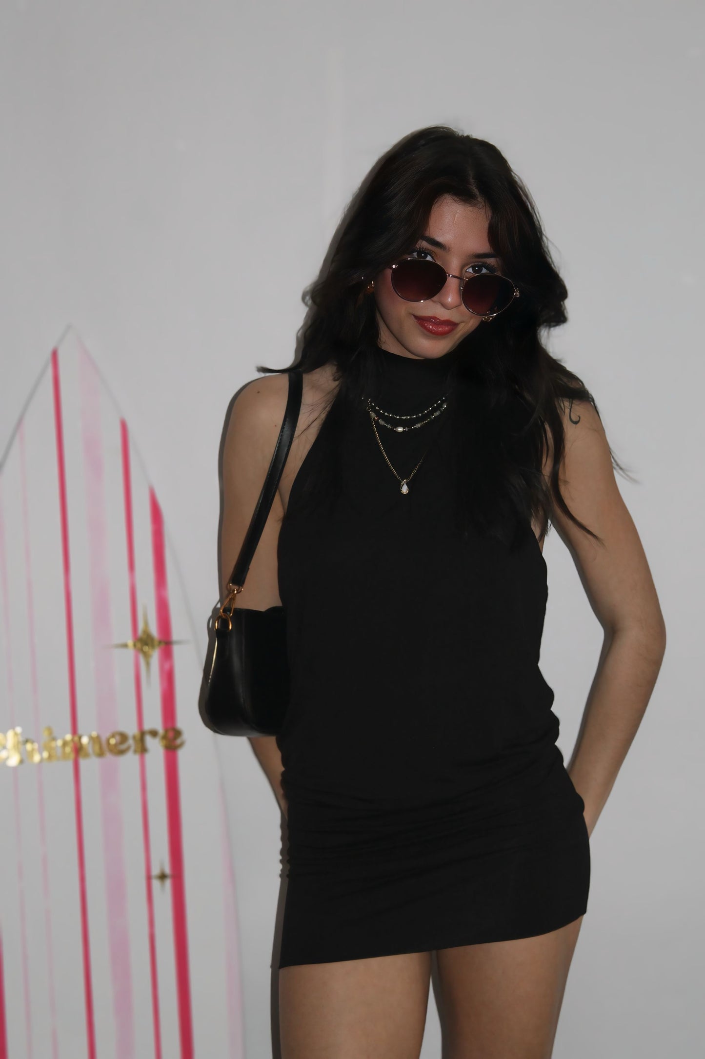 Kiss and Tell Dress- Raven