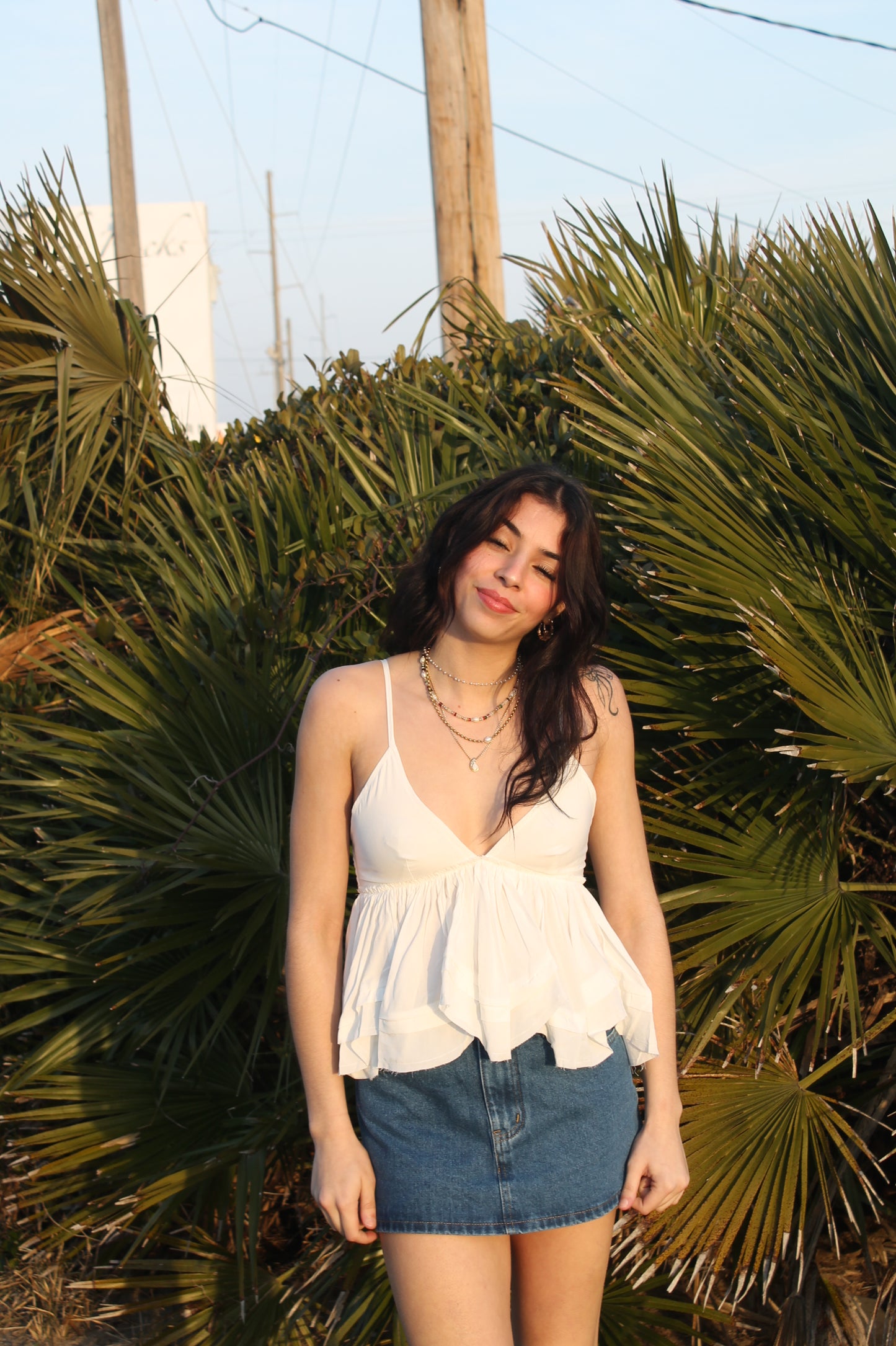 Euro Summer Babydoll Top