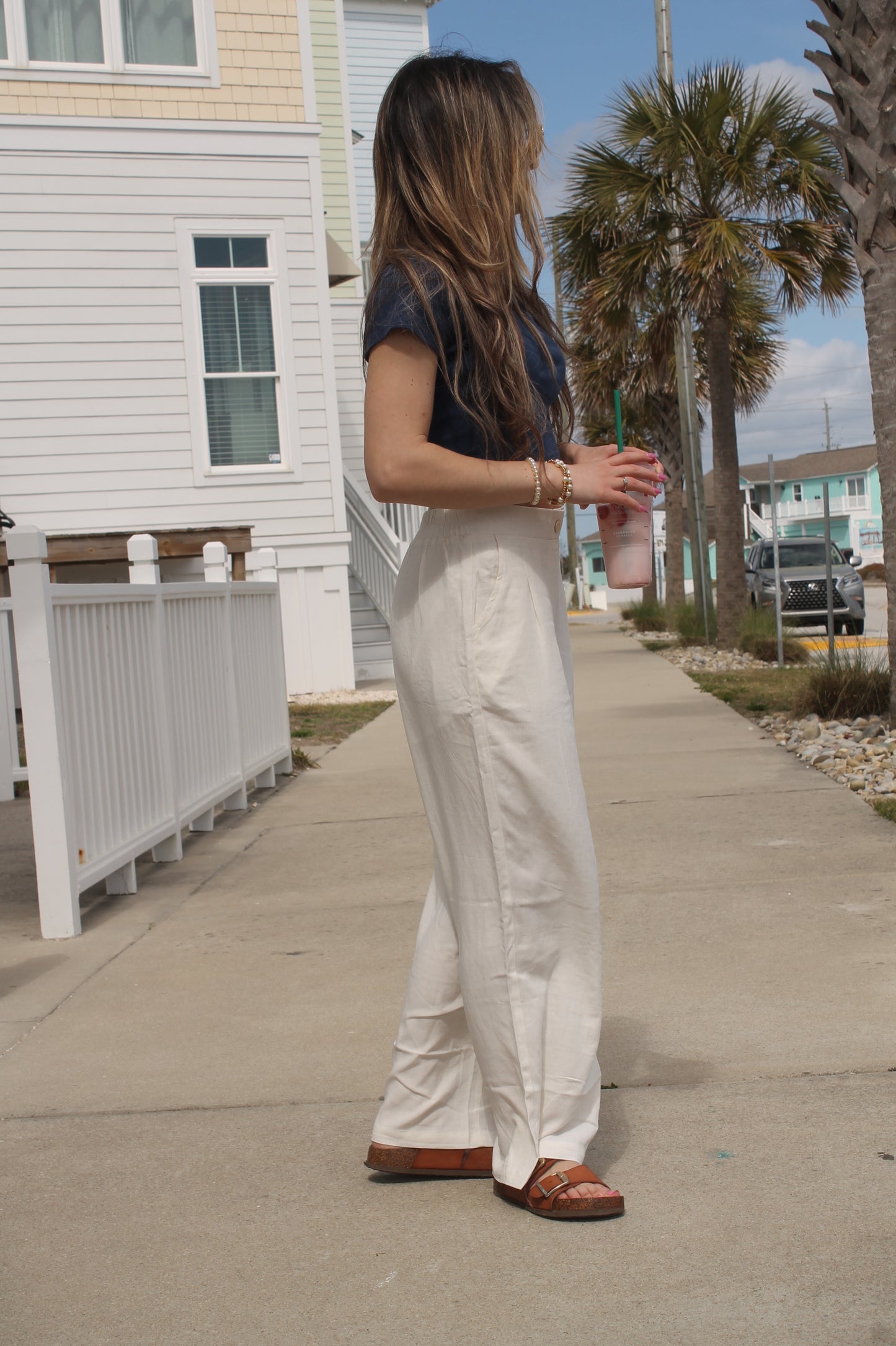 Pocket Locket Linen Pants
