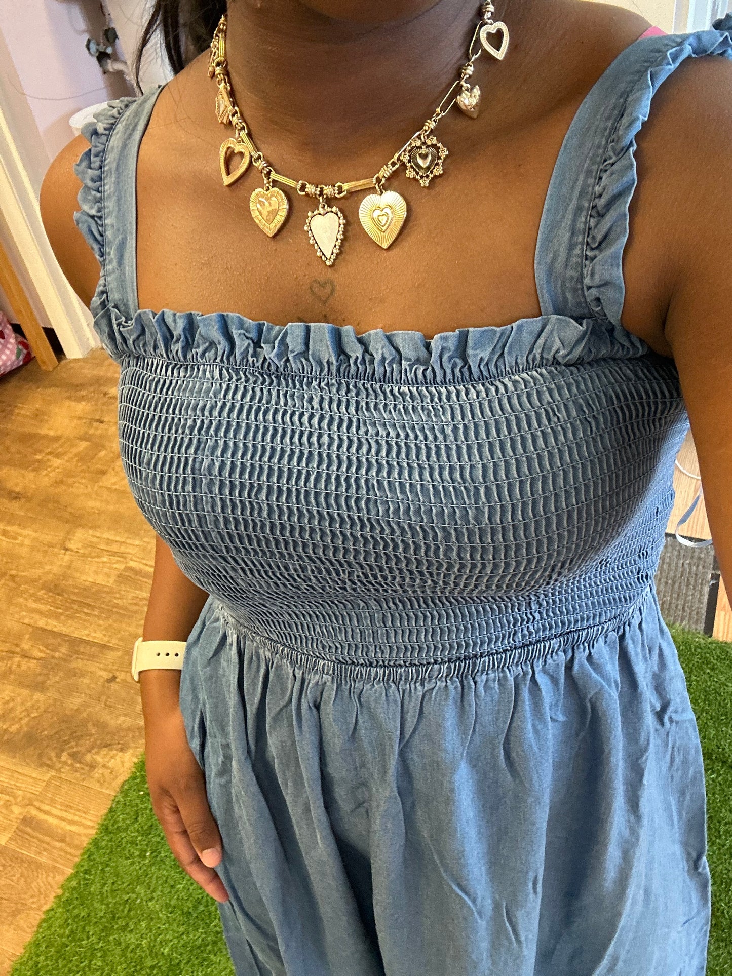 Ava Dress- Blue