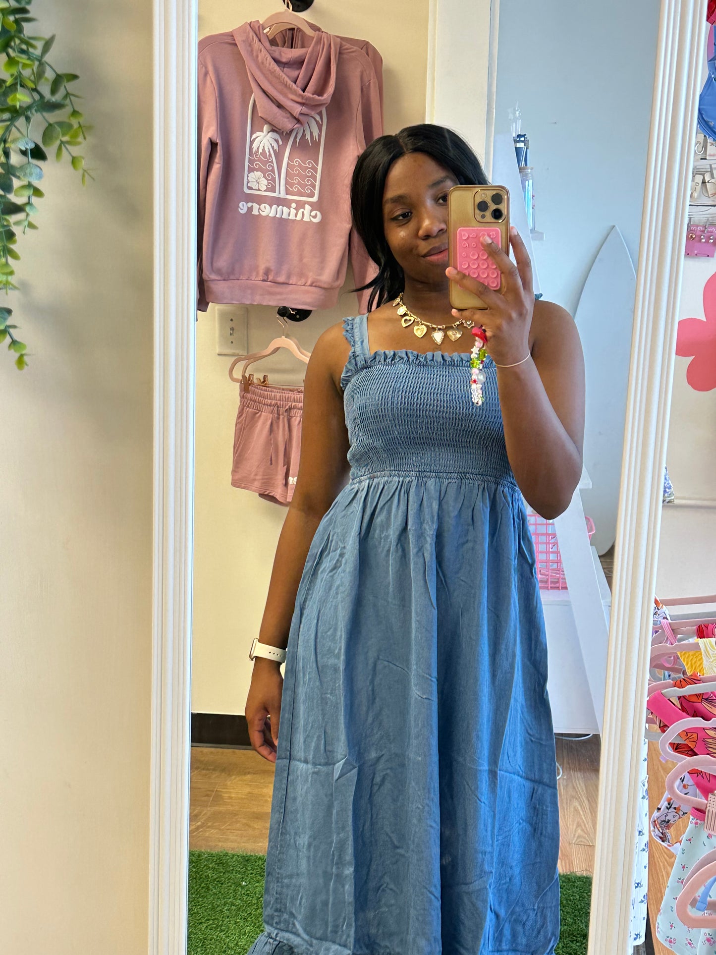Ava Dress- Blue