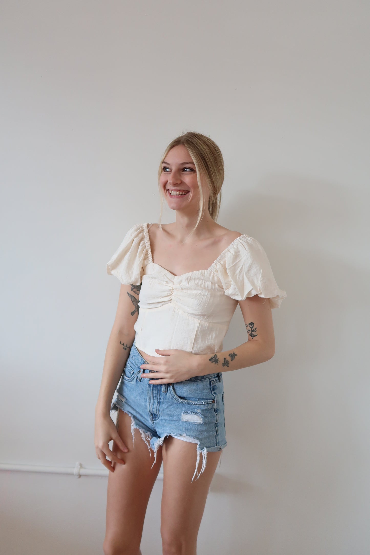 Chloe Top-  Cream