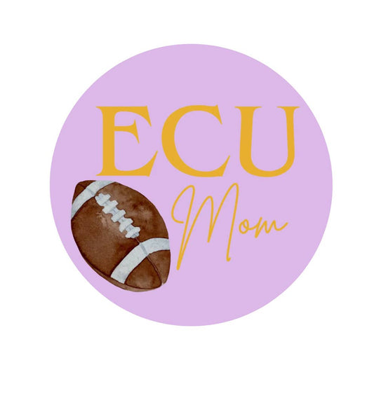 College Mom Pin- Purple