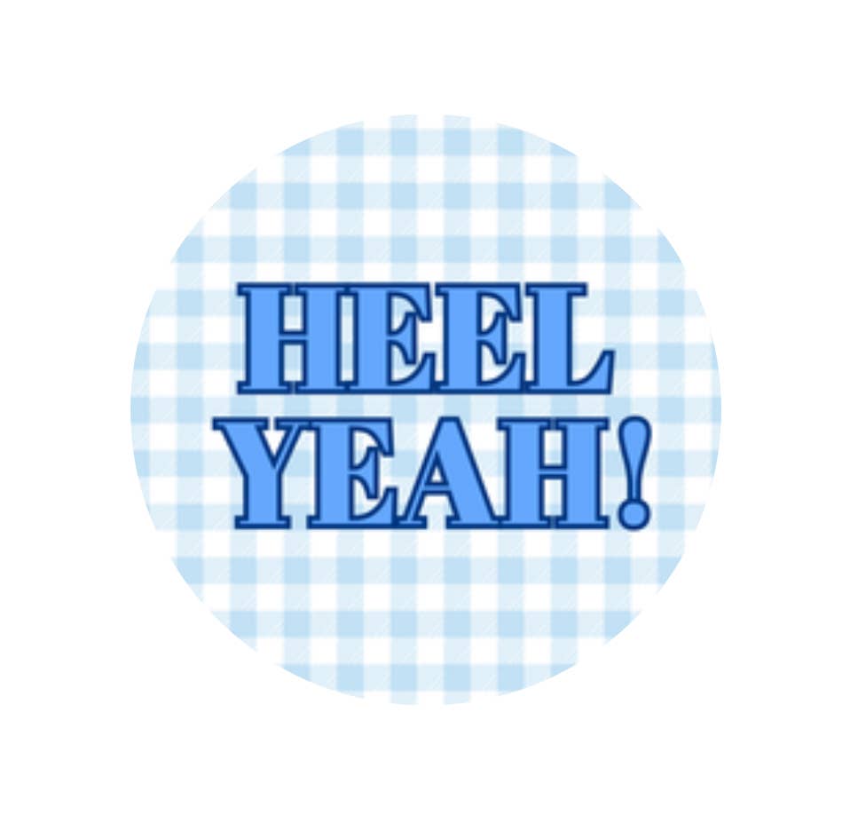 Blue YEAH Pin